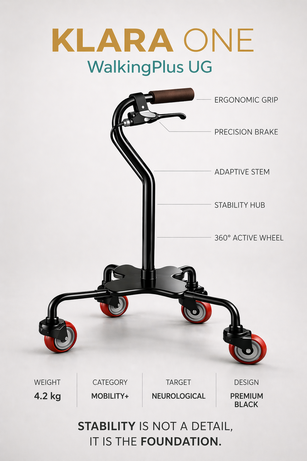 Klara One - WalkingPlus UG - innovative mobility device